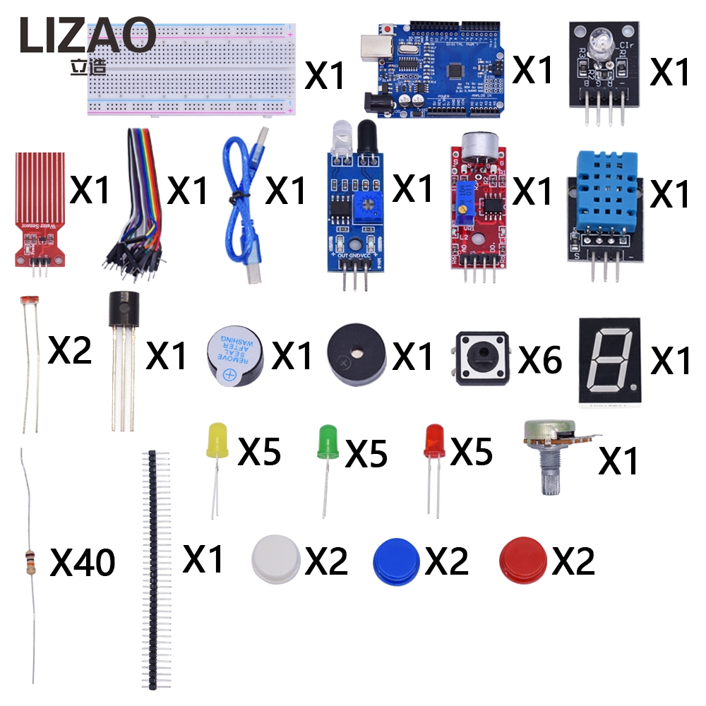 Lattepanda Sigma 32Gb - LIZAO Arduino UNO R3 Steckplatinen-Starter-Kit Komplettes