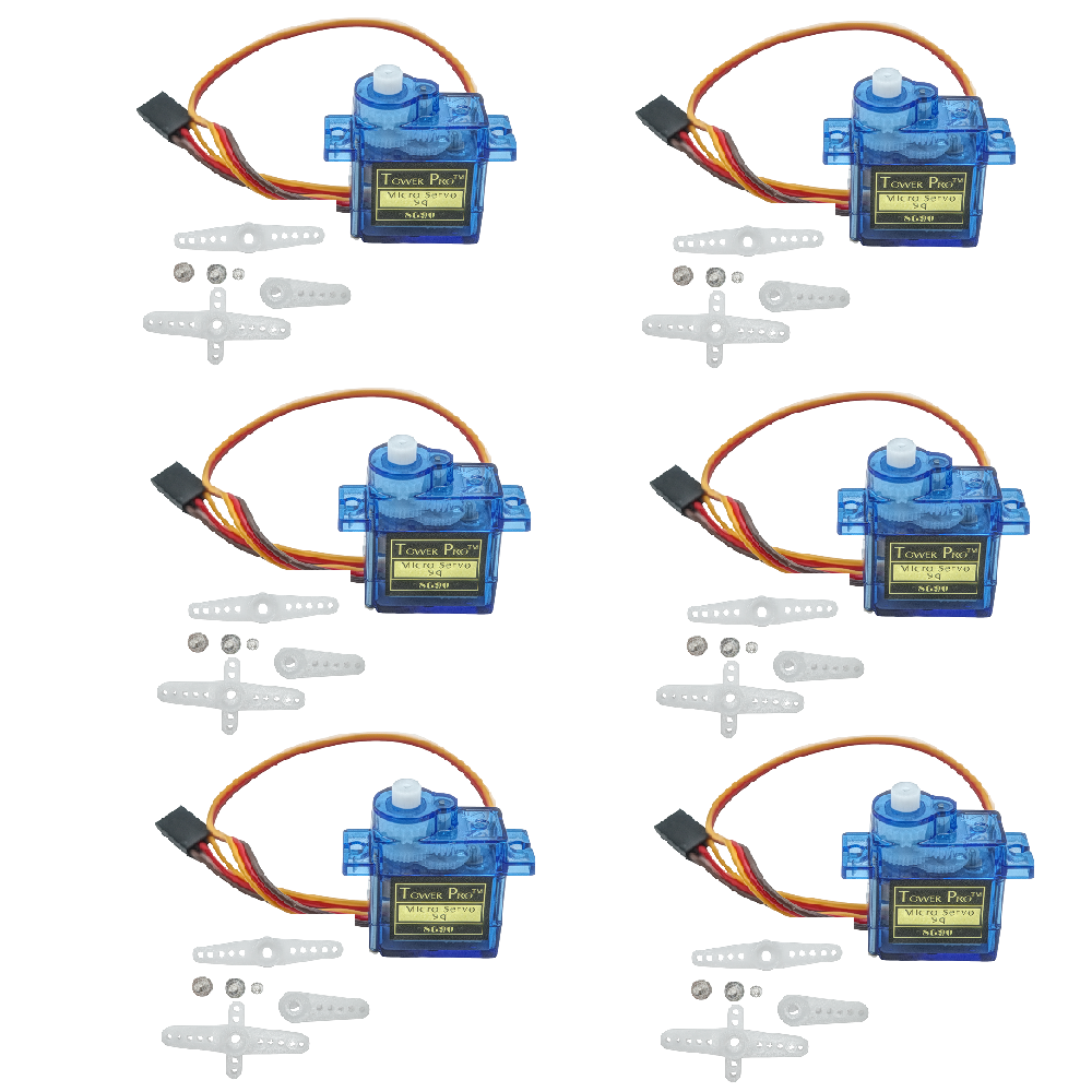Lattepanda Sigma 32Gb - 6 Stück SG90 9g Micro Servo